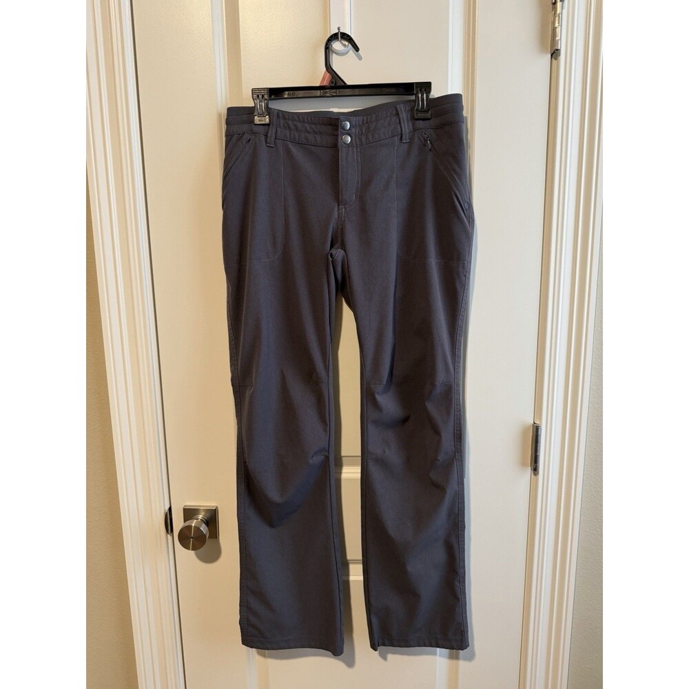 KÜHL Strattus Pants Women’s 10 Reg Carbon Gray Ripstop Hiking Outdoor 6234